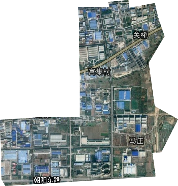 淮南经济开发区卫星图