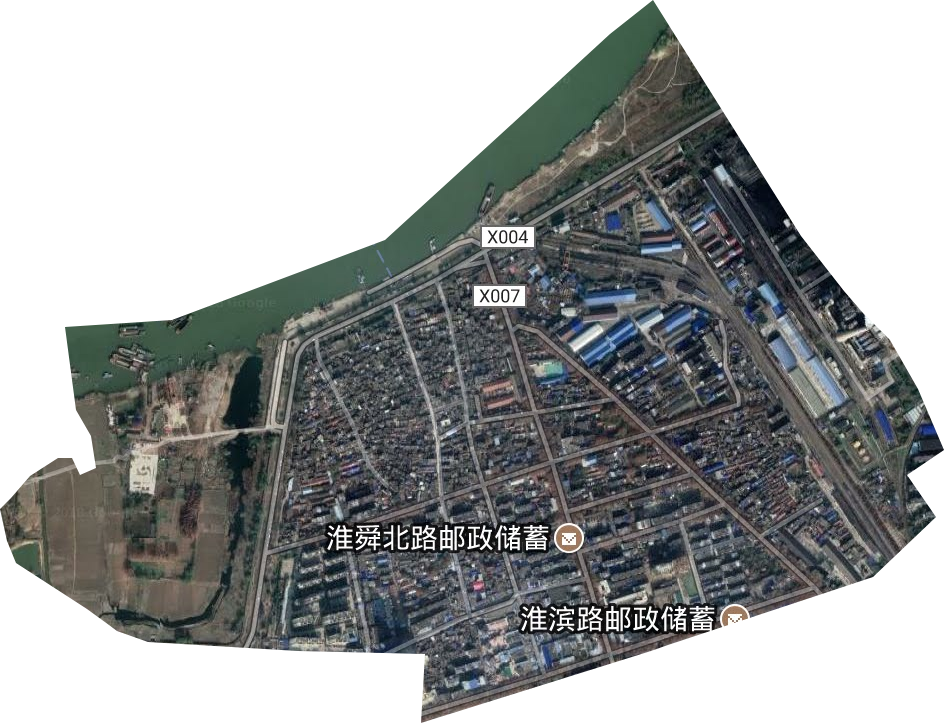 淮滨街道卫星图
