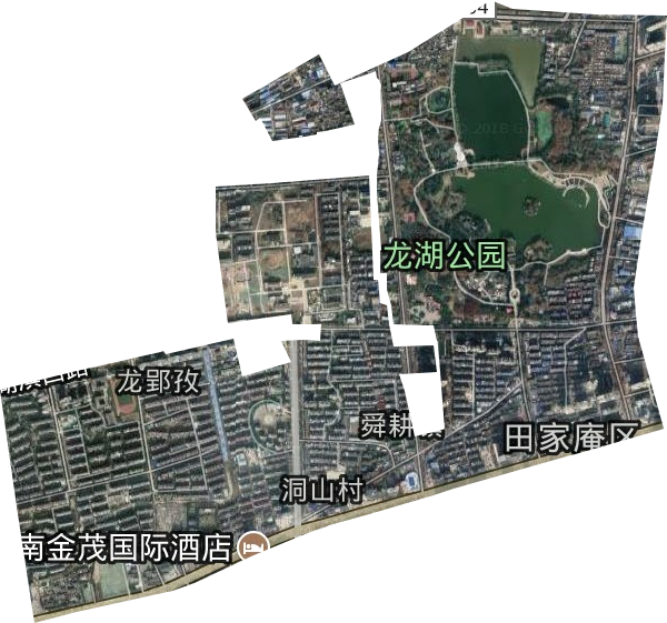 公园街道卫星图