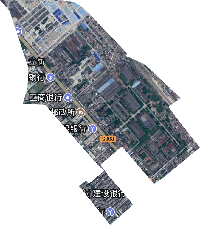 立新街道卫星图