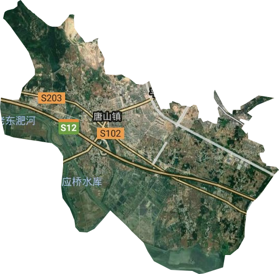 唐山镇卫星图