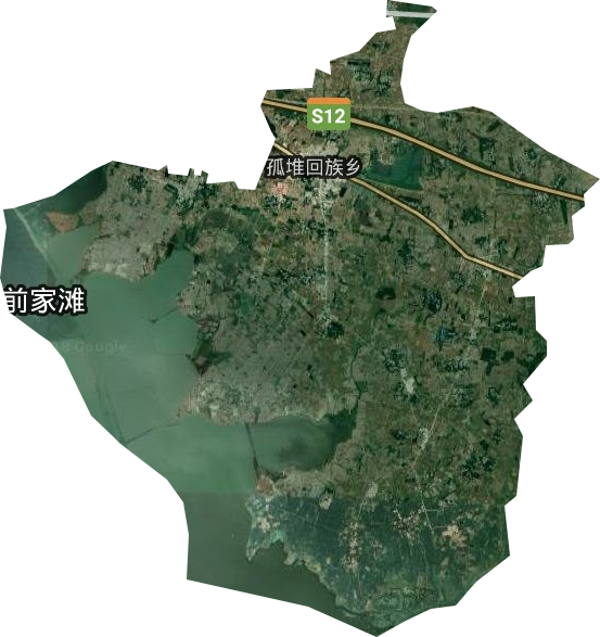 孤堆回族乡卫星图