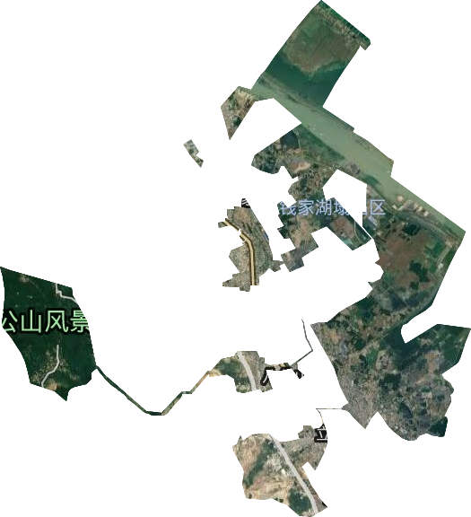 八公山镇卫星图