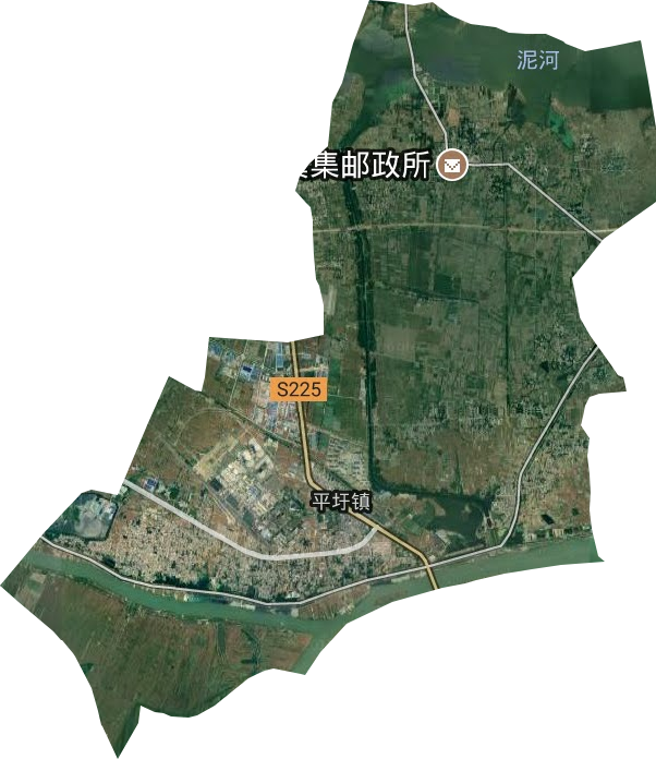 平圩镇卫星图
