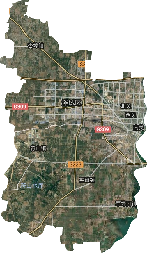 潍城区卫星图