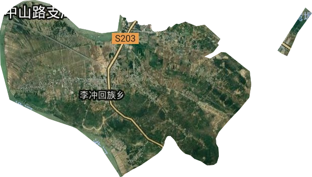 李冲回族乡卫星图