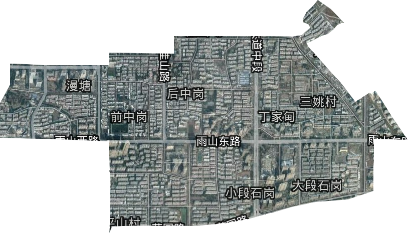 桃源路街道卫星图