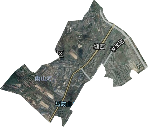 塘西街道卫星图