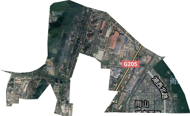 平湖街道卫星图