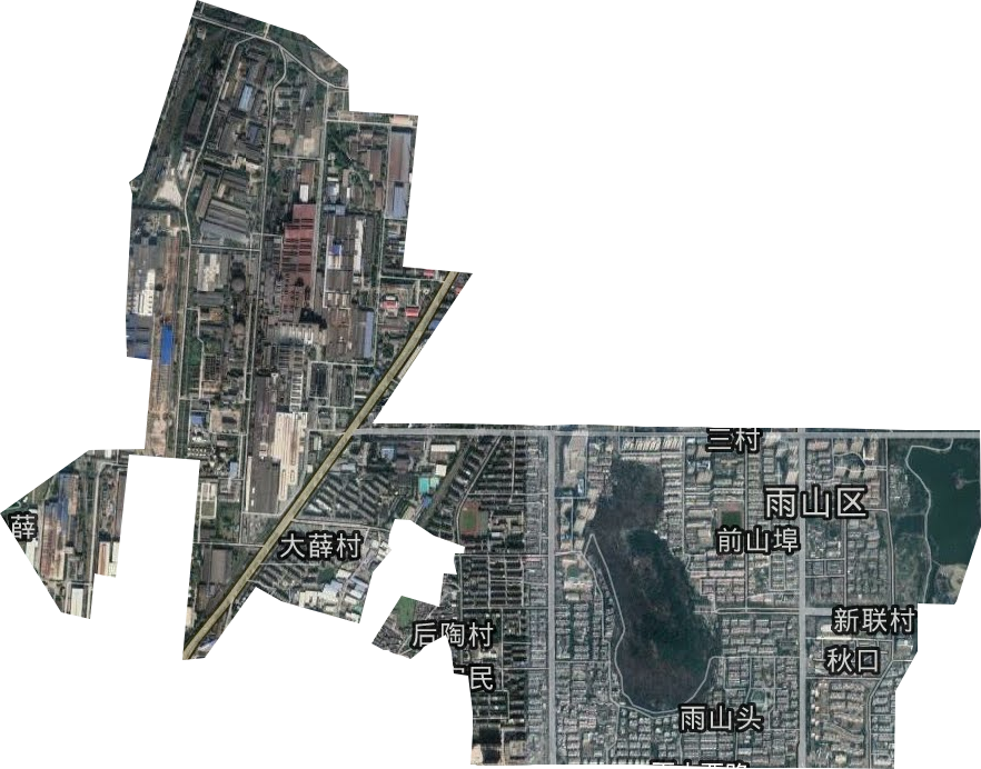 雨山街道卫星图
