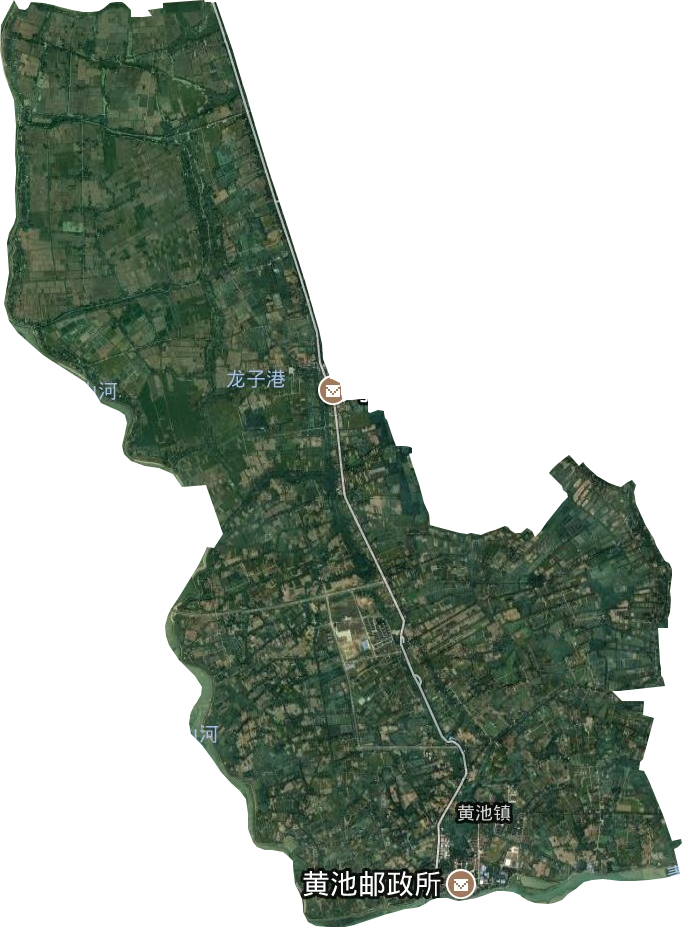 黄池镇卫星图