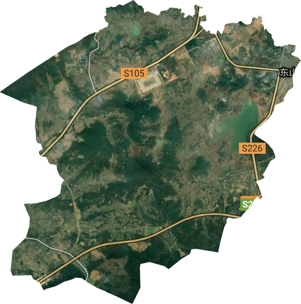 含山县褒禅山经济园区卫星图