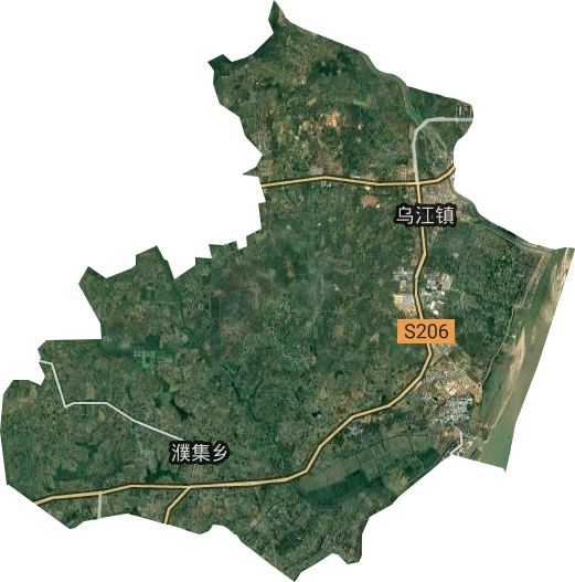 乌江镇卫星图