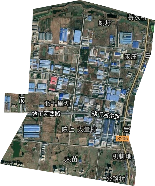 安徽和县经济开发区卫星图