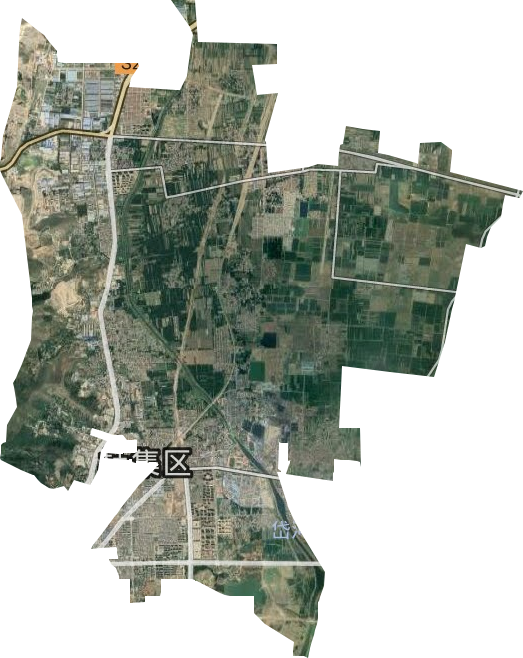 高岳街道卫星图