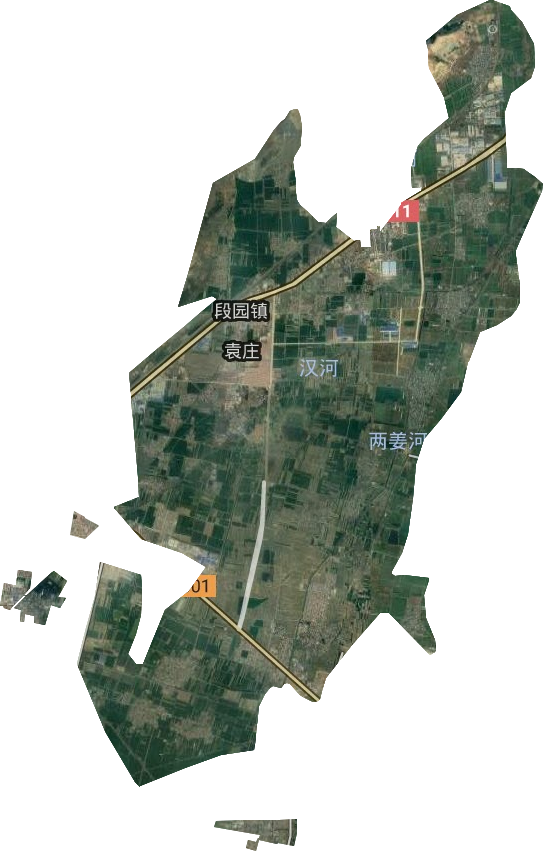 段圆镇卫星图