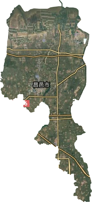 昌邑市卫星图