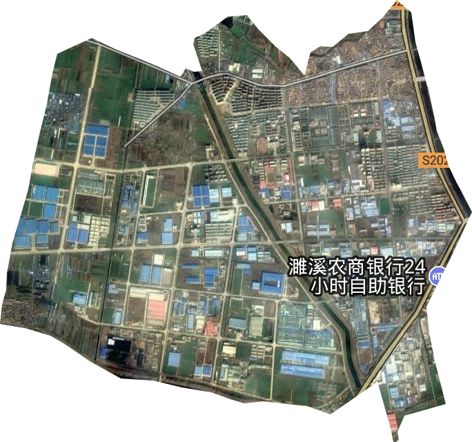 濉溪县经济开发区卫星图