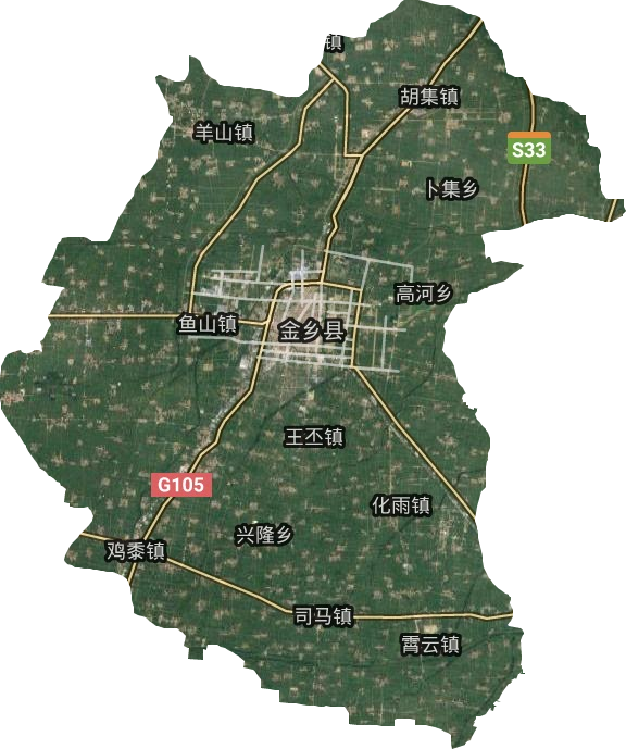 金乡县卫星图