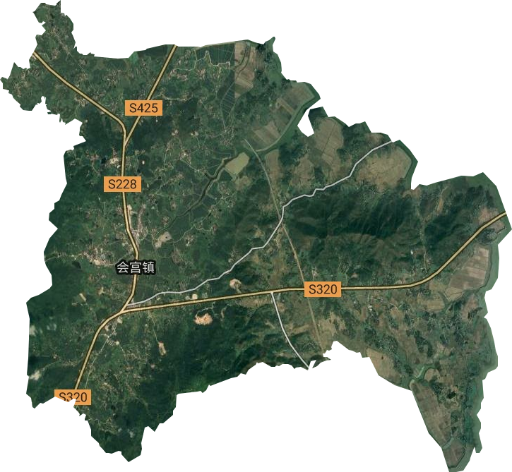 会宫镇卫星图