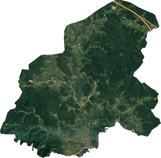 白梅乡卫星图