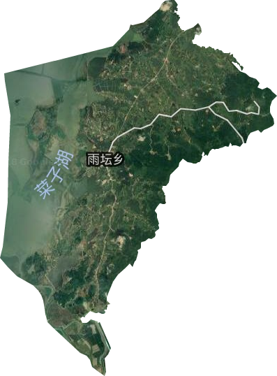 雨坛乡卫星图