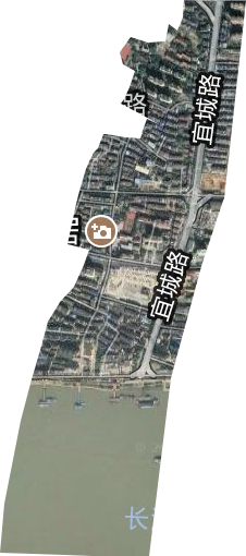 宜城路街道卫星图