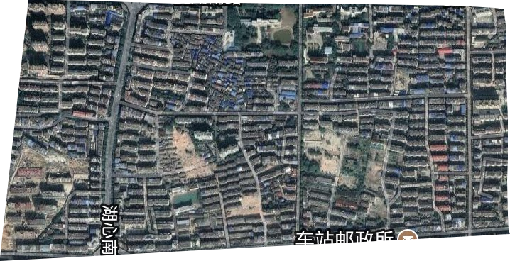 华中路街道卫星图