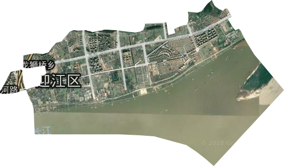 龙狮桥乡卫星图