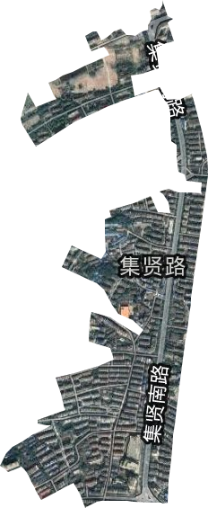 集贤路街道卫星图
