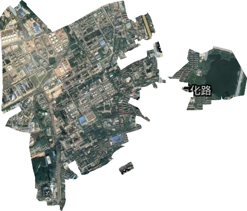 石化路街道卫星图