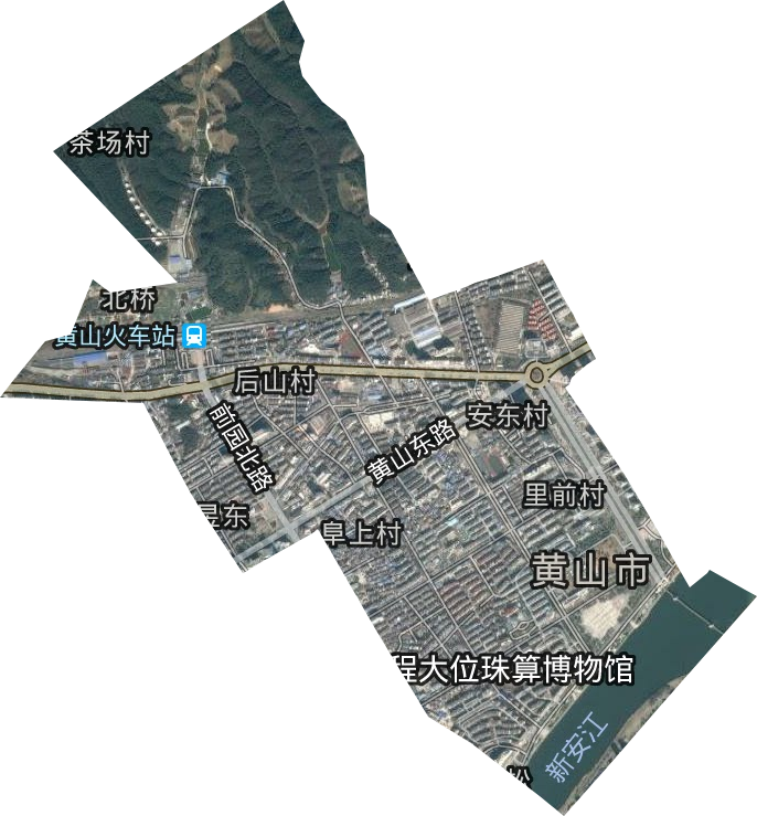 昱东街道卫星图