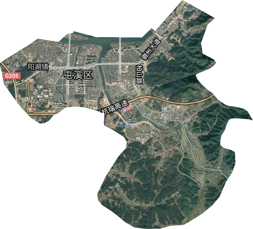 阳湖镇卫星图