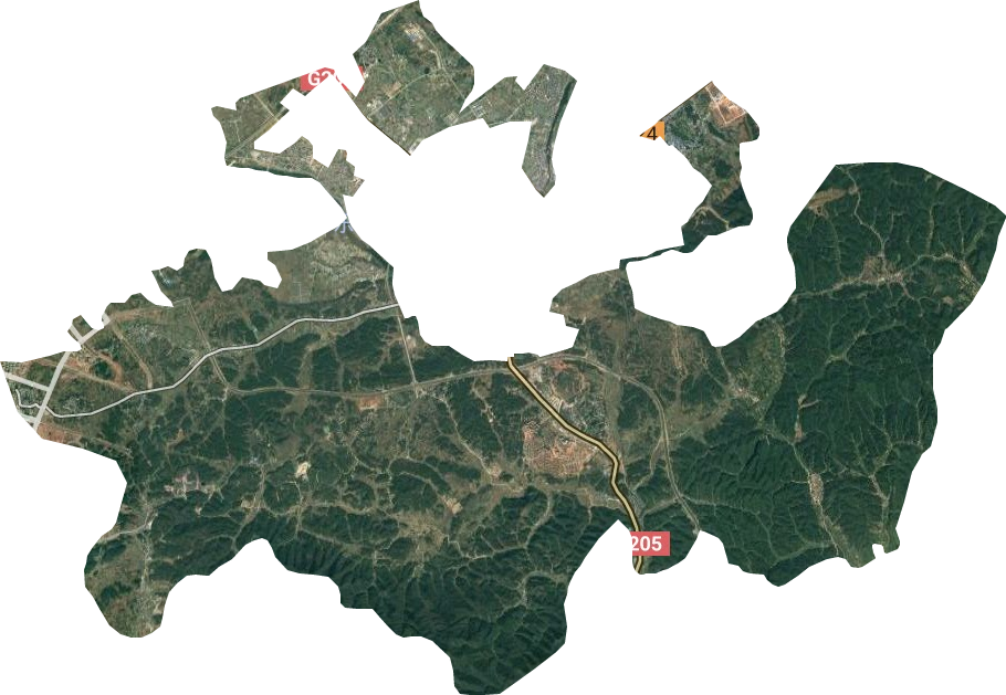 岩寺镇卫星图