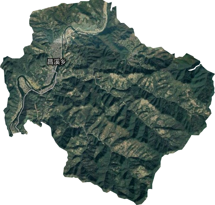昌溪乡卫星图