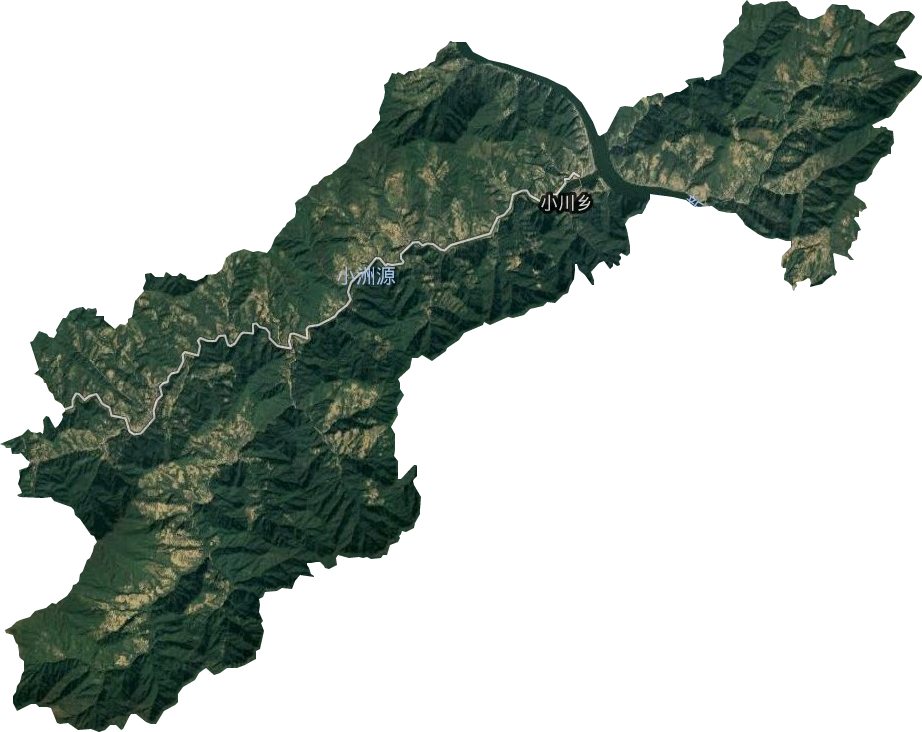 小川乡卫星图