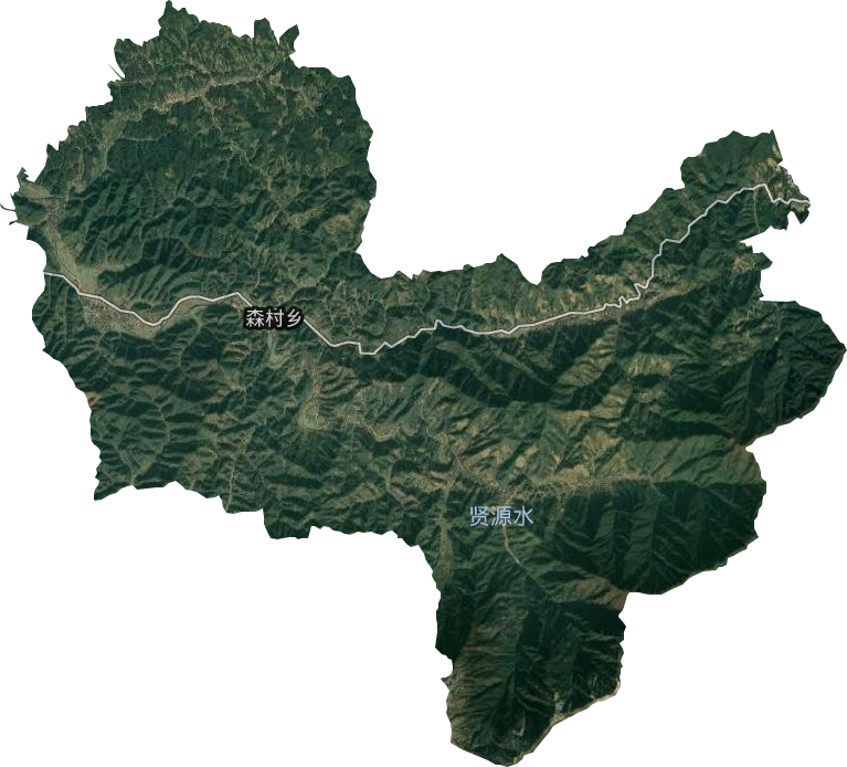 森村乡卫星图