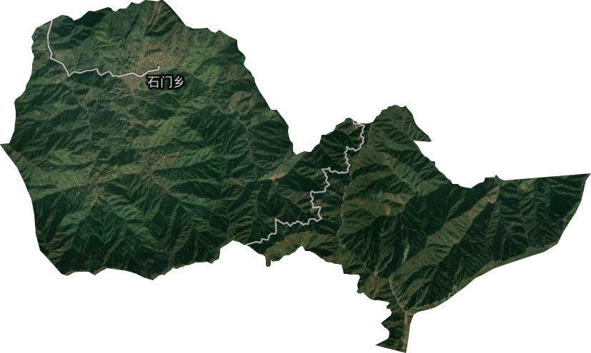 石门乡卫星图
