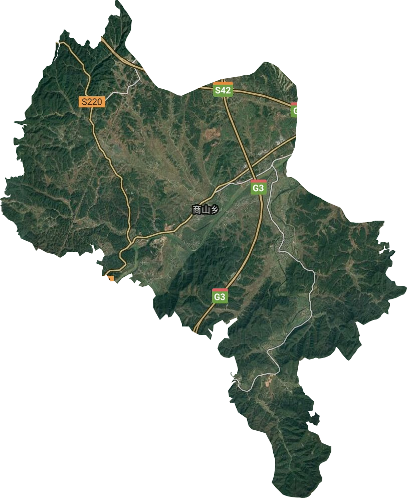 商山镇卫星图