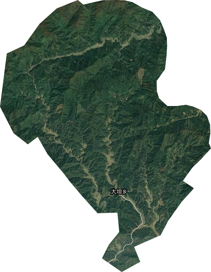 大坦乡卫星图