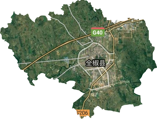 襄河镇卫星图