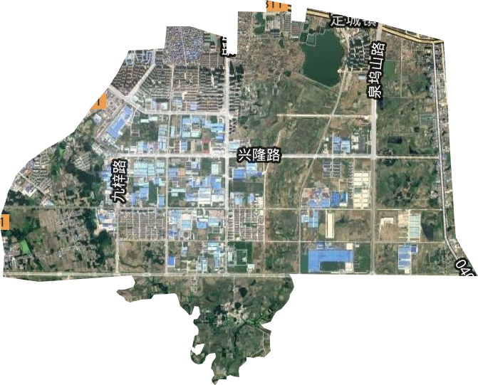 定远县工业园区卫星图
