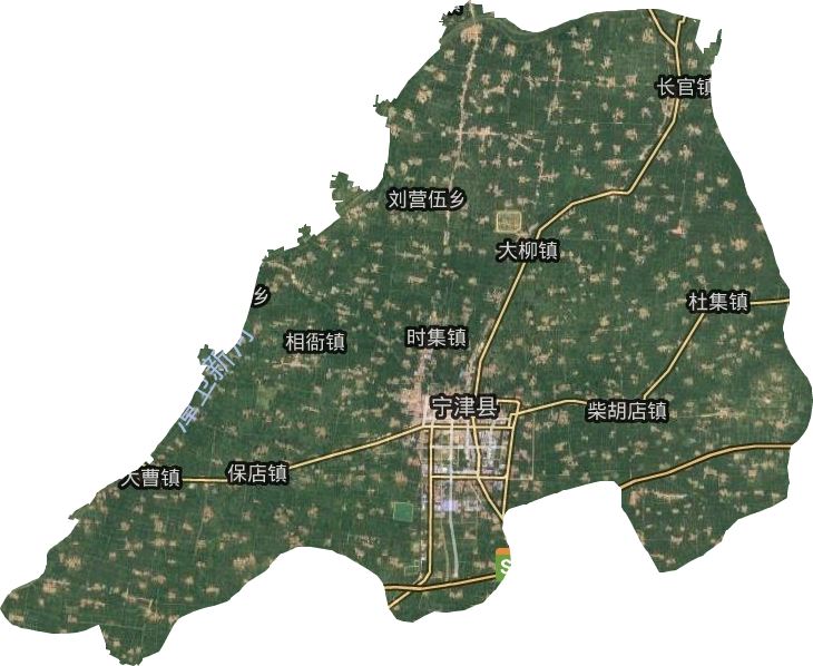 宁津县卫星图