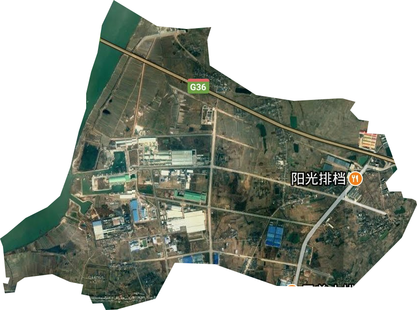 安徽凤阳硅工业园区卫星图