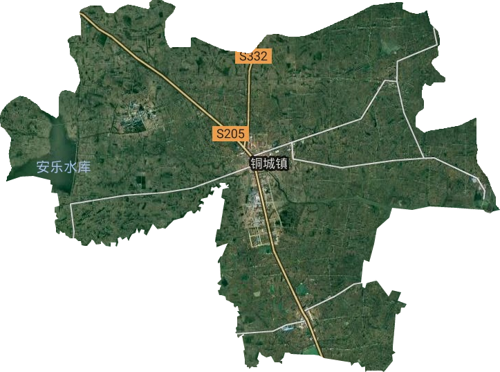 铜城镇卫星图