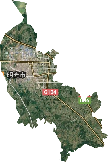 明光街道卫星图