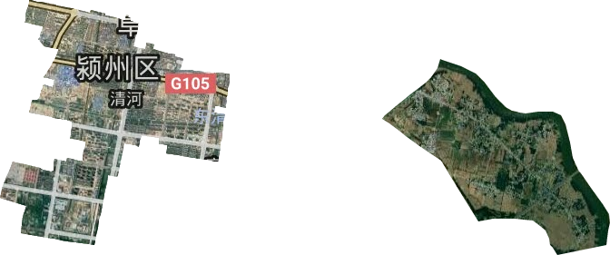 清河街道卫星图