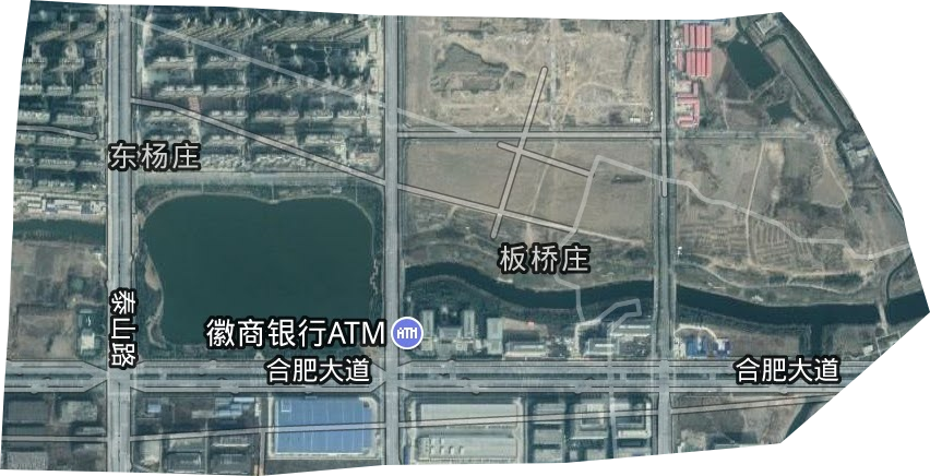 阜阳合肥现代产业园区卫星图