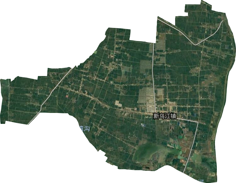 新乌江镇卫星图