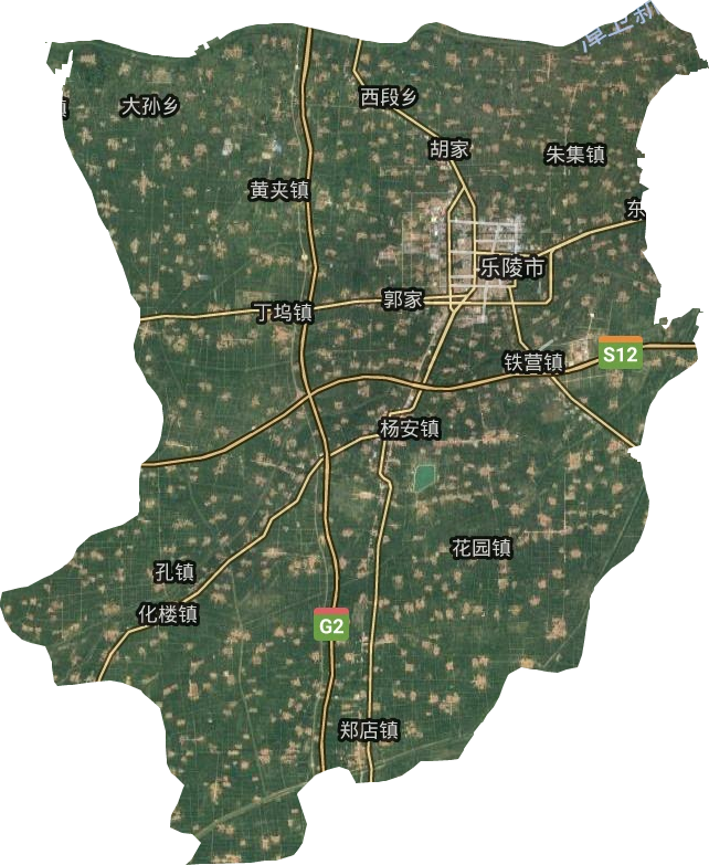 乐陵市卫星图